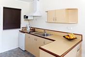 Motueka motel studio accommodation kitchen, Tasman